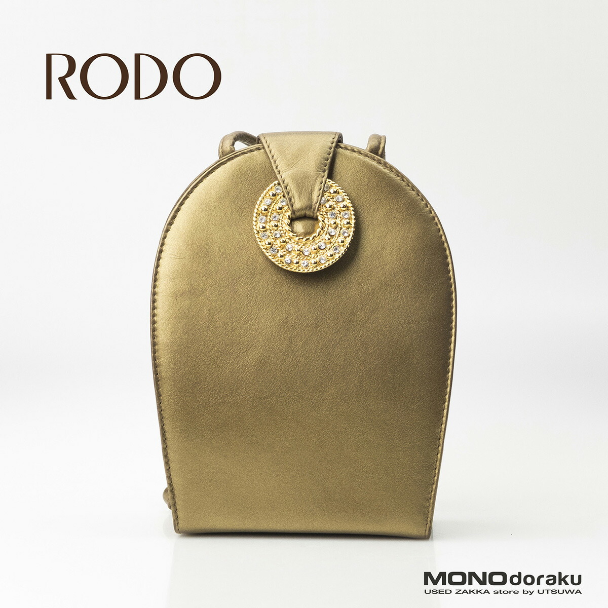 楽天市場】ロド RODO ショルダーバッグ ゴールド イタリア製