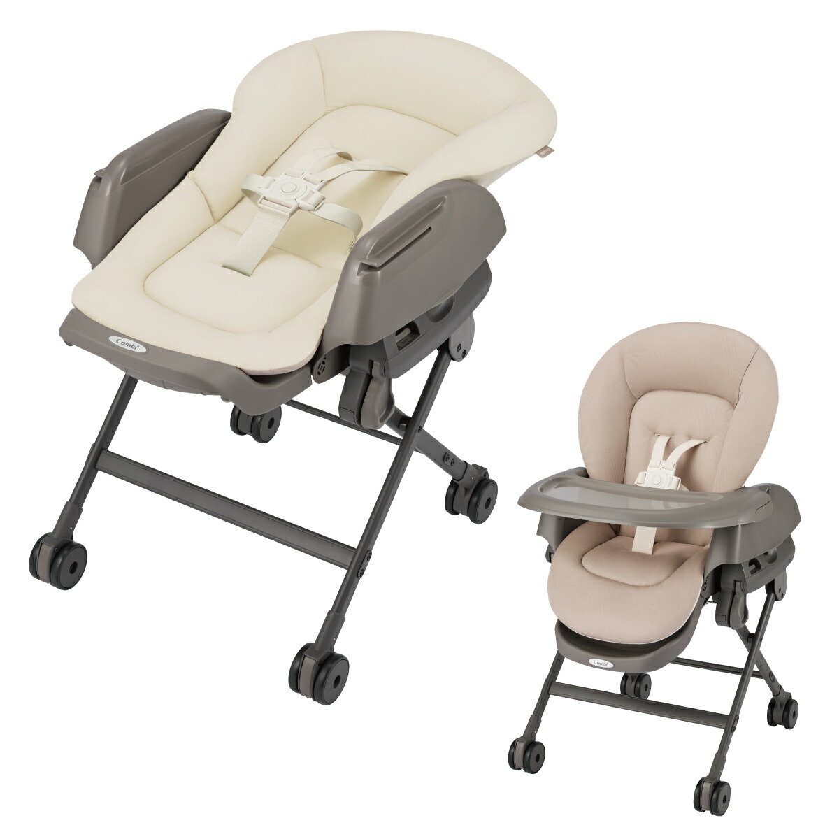 楽天市場】コンビ ネムリラ FIT AQ ハイローチェア ラック バウンサー