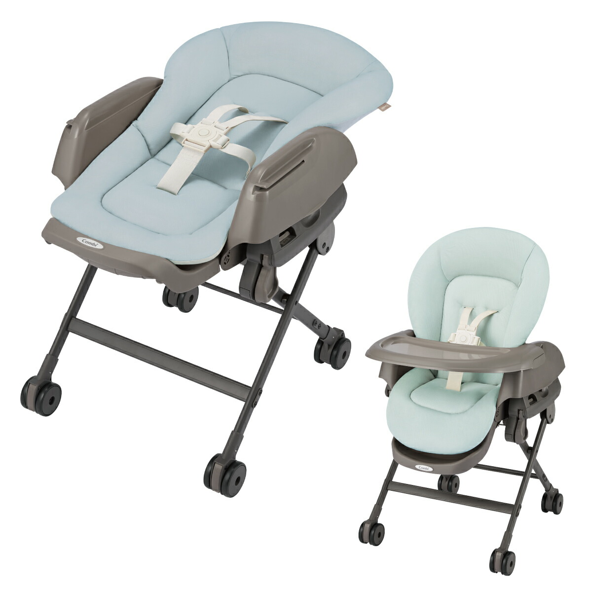 楽天市場】コンビ ネムリラ FIT AQ ハイローチェア ラック バウンサー