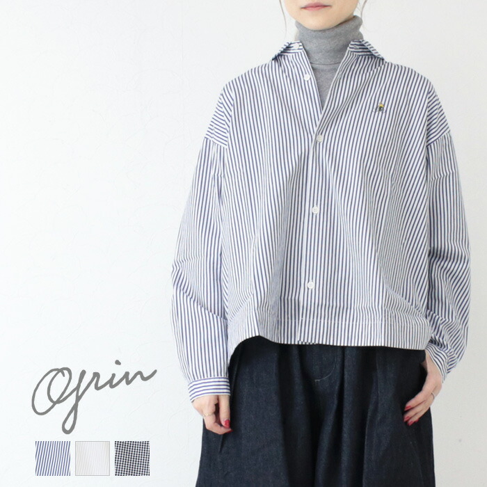 楽天市場】グリン grin ブロード自転車刺繍シャツ 8254T-018 長袖