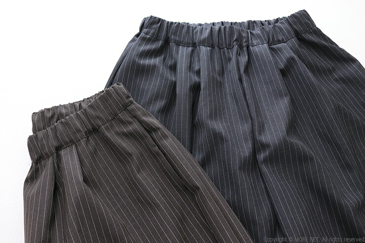 楽天市場】[40%OFF] ナル NARU トロストライプ タックワイドパンツ