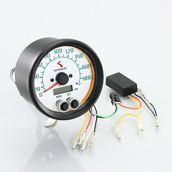 楽天市場】キタコ KITACO 752-0710010 電気式スピードメーター φ80