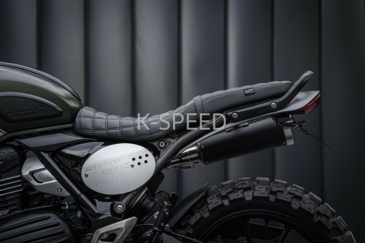 楽天市場】トライアンフ スクランブラー400X シート Diabolus スクエア