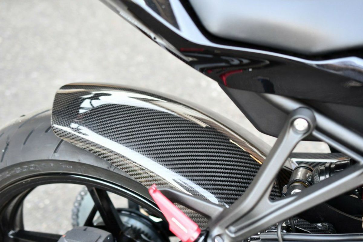 楽天市場】ZX-25R リアフェンダー ロングタイプ ドライカーボン