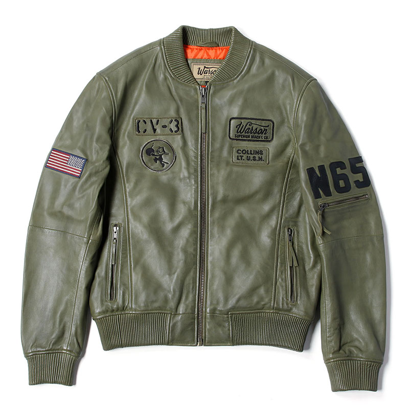 楽天市場】アウター ワーソンモータース US ネイビー パイロット