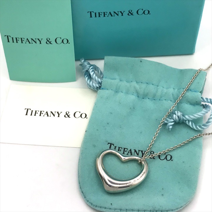 楽天市場】【中古】 美品 Tiffany ＆ Co ティファニー オープン ハート