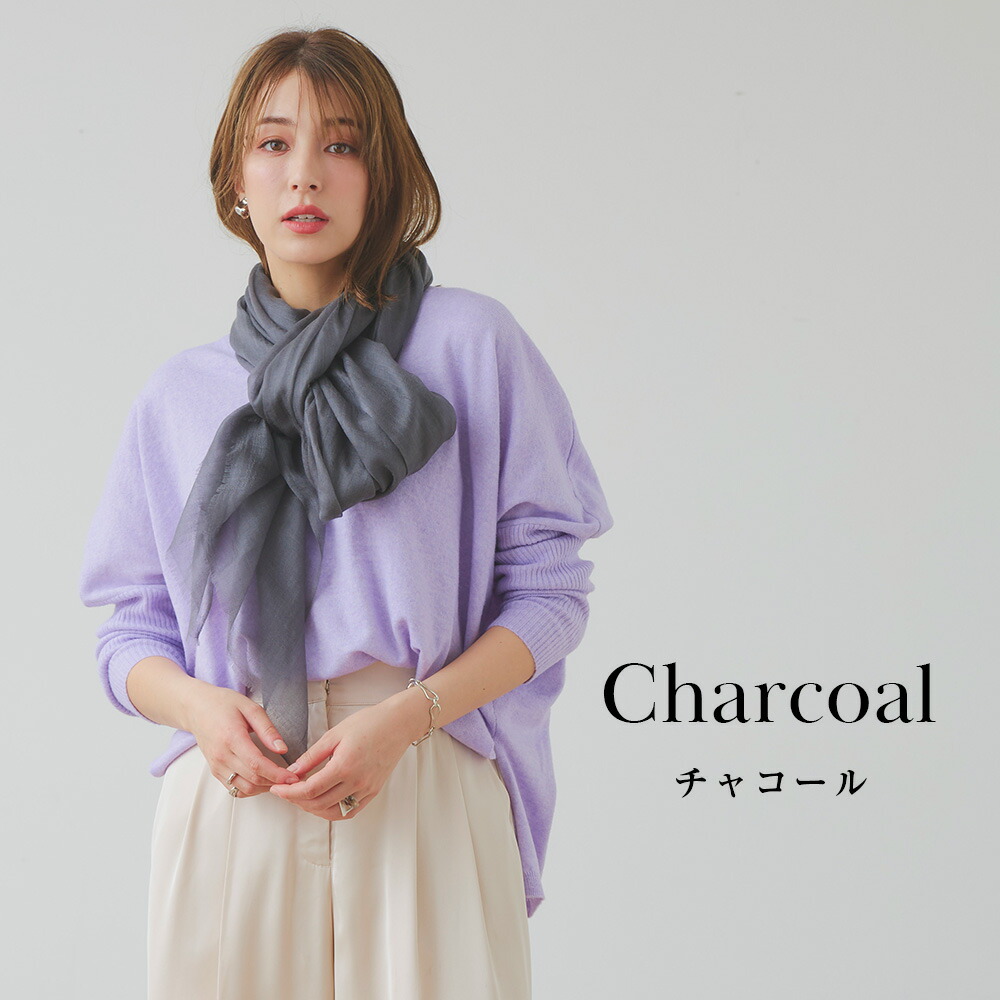 楽天市場】シアーカシミヤストール 無地 新作 薄手 カシミヤ100
