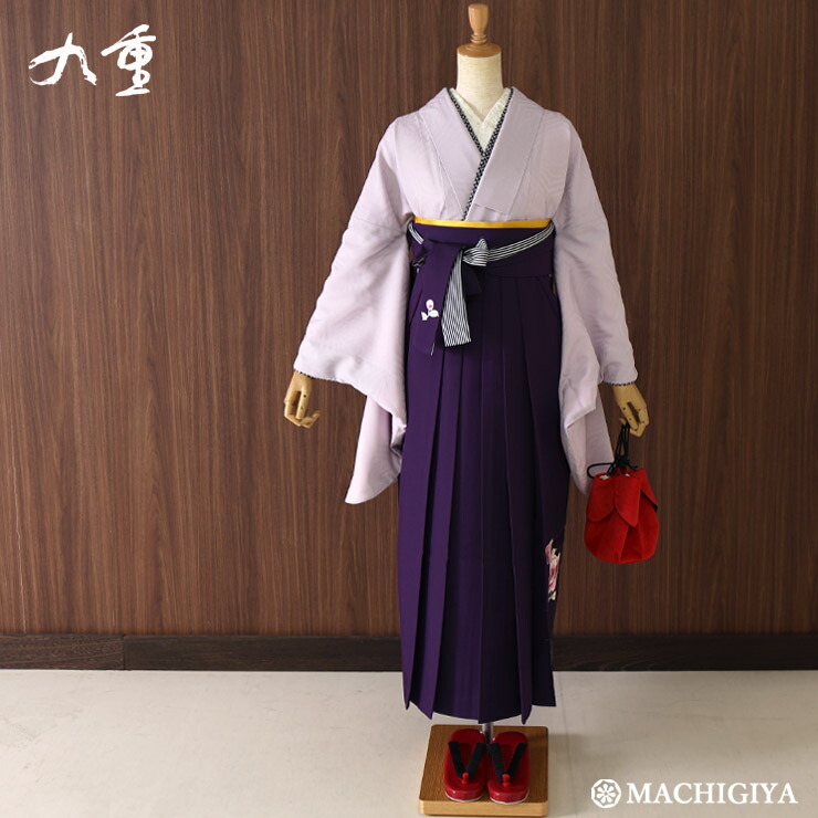 楽天市場】【 レンタル 】大学 卒業式 袴セット 華亀甲 紫 無地 M L