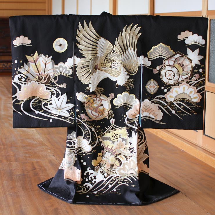 楽天市場】＼WeekendSale開催中!／[正絹] お宮参り 男の子 初着 産着