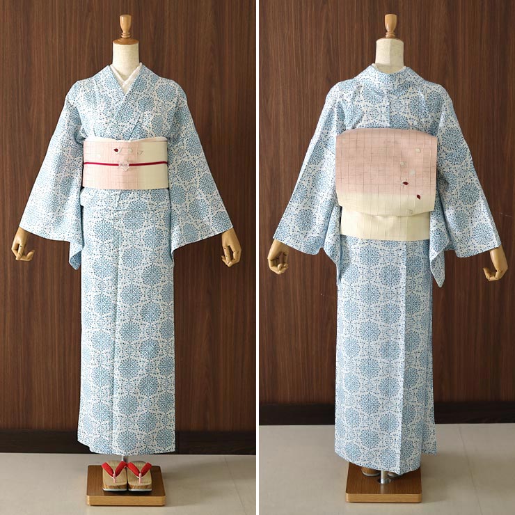 楽天市場】[セオα] 浴衣 花万華鏡(ブルー） ゆかた セオアルファ CEOα