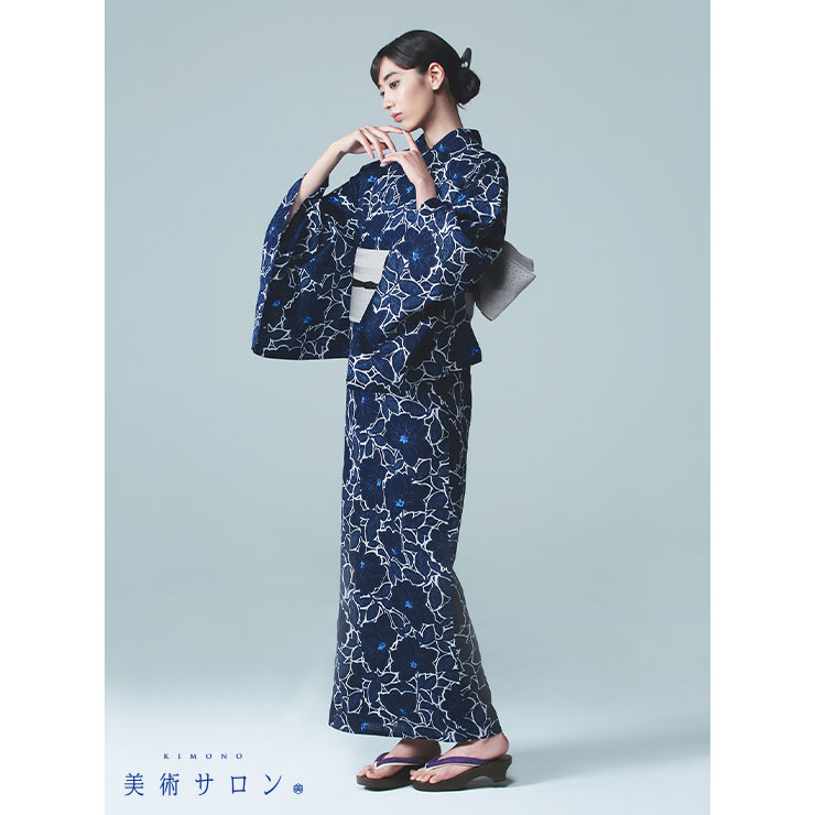 楽天市場】＼WeekendSale開催中!／[ 美術サロン ] 浴衣 藍捺染 知多