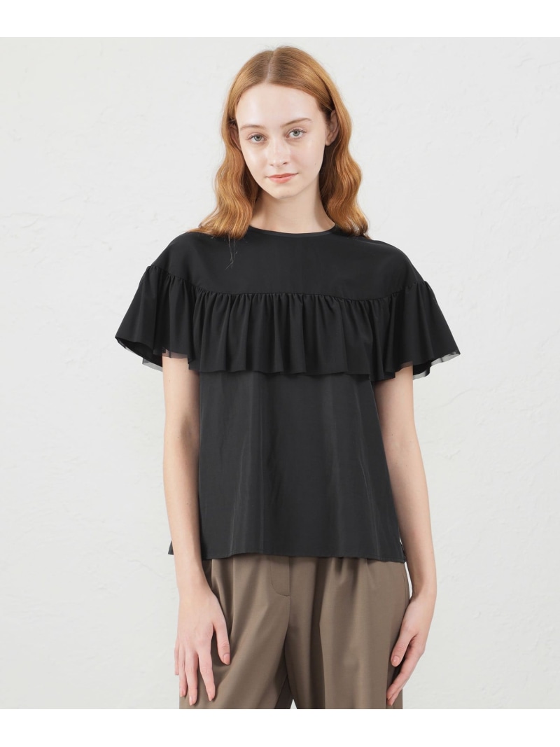 楽天市場】【SALE／44%OFF】チュールフリルブラウス MACKINTOSH