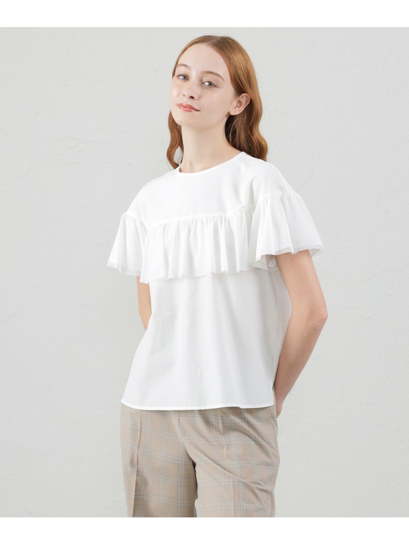 楽天市場】【SALE／44%OFF】チュールフリルブラウス MACKINTOSH