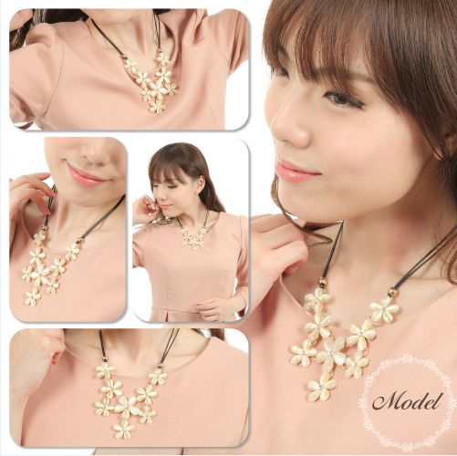 楽天市場】フラワー ビジュー ネックレス 花 モチーフ 結婚式