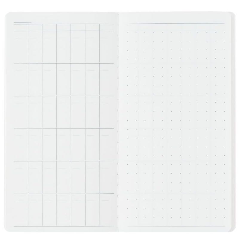 楽天市場】システム手帳 リフィル ミニ6穴 B7 月間フリーダイアリー