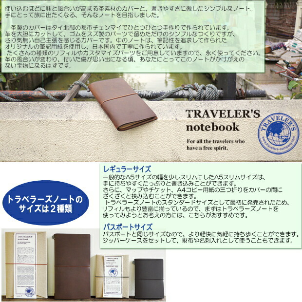 楽天市場】トラベラーズノート リフィル 連結バンド 021／TRAVELER'S