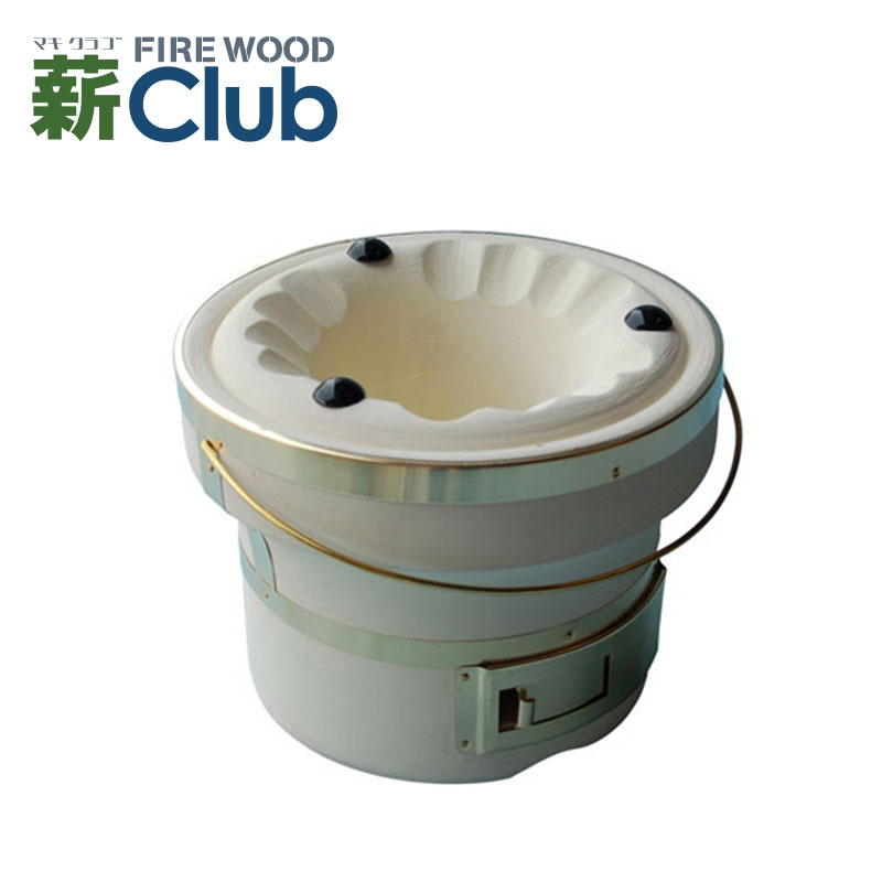 丸和工業　七輪　天然岩　切り出しコンロ 丸和工業製 天然珪藻土岩切り出し 夢七輪