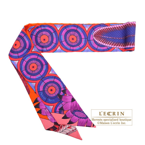 楽天市場】エルメス ツイリー サバンナのダンス カプシーヌ/ヴィオレ