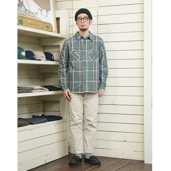 楽天市場】ファイブブラザー FIVE BROTHER ヘビーフランネルシャツ