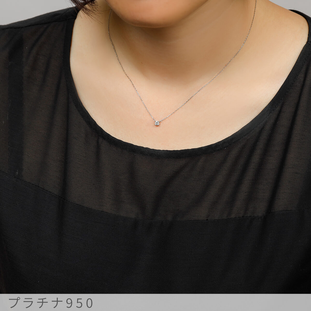 楽天市場】【即納可】 ダイヤモンド ネックレス 0.1カラット 18金