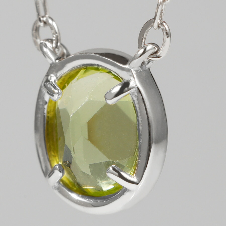 楽天市場】ペリドット ネックレス 0.3カラット 18金 イエローゴールド
