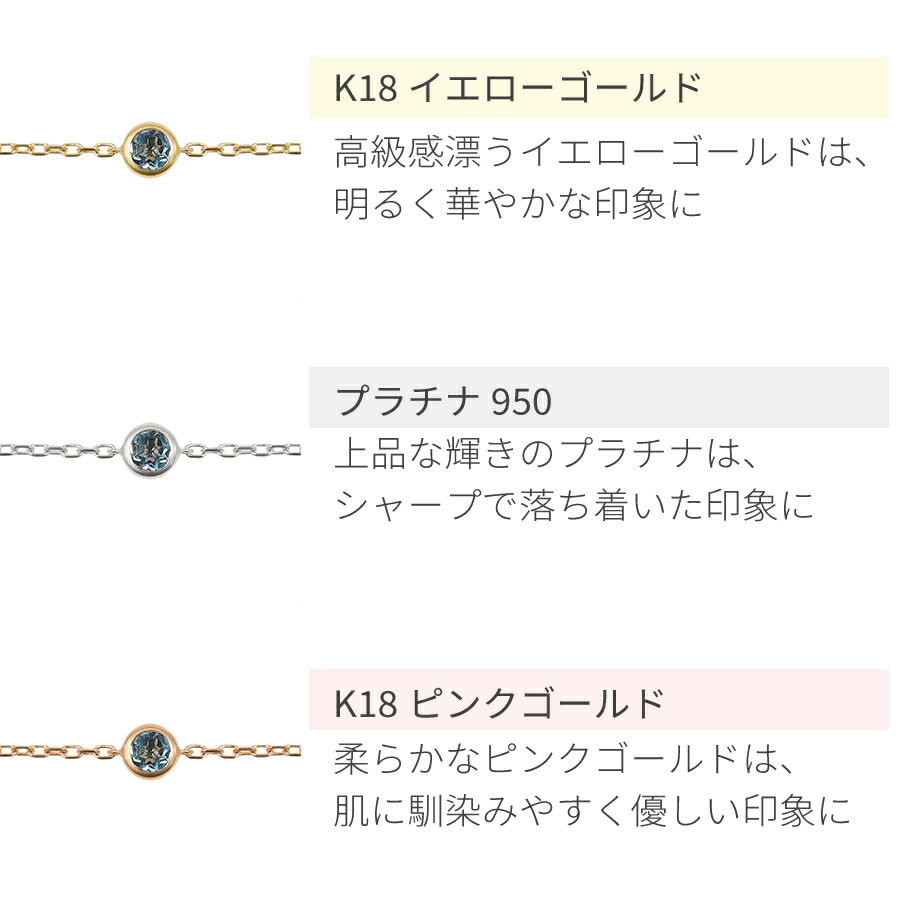 楽天市場】アクアマリン ブレスレット 0.08 カラット 18金 イエロー