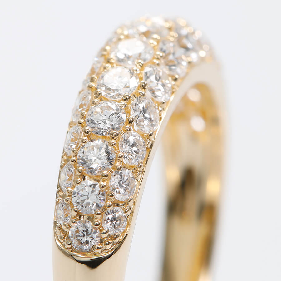 楽天市場】【SS限定 10％OFF！】 ダイヤモンド パヴェ リング 1