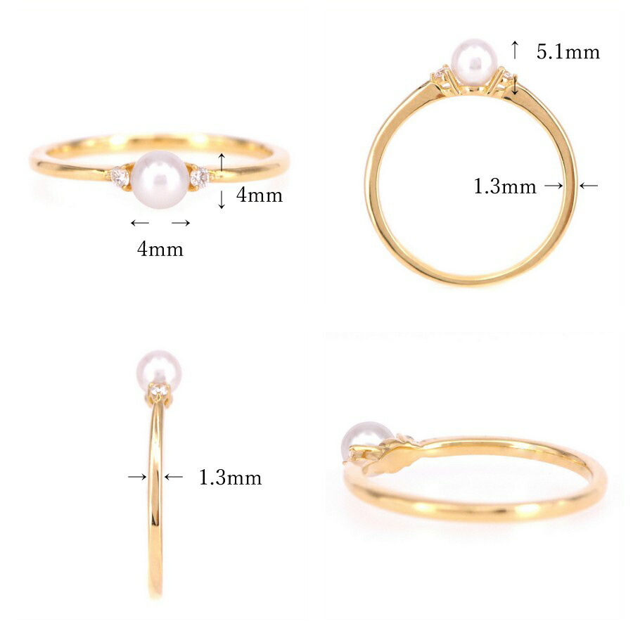 楽天市場】【SS限定 10％OFF！】 アコヤ真珠 ダイヤモンド リング 結婚