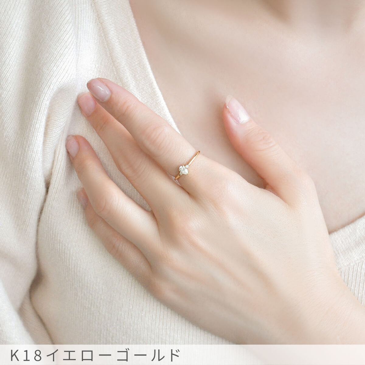 楽天市場】【SS限定 10％OFF！】 ダイヤモンド リング 0.2 カラット 18