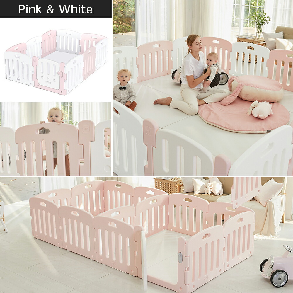 楽天市場】【国際安全基準合格】ベビーサークル 扉付き ベビーゲート