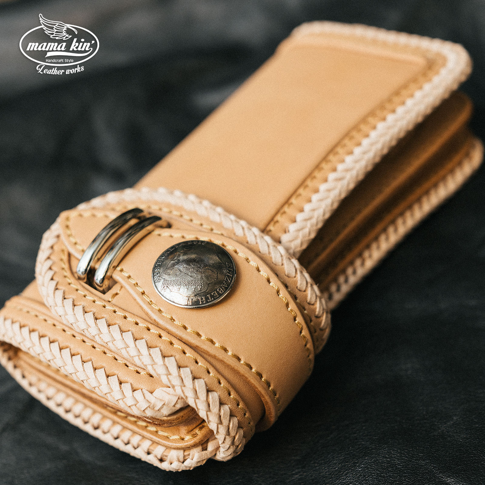 楽天市場】MAMA KIN' 栃木レザー 長財布 ライダースウォレット