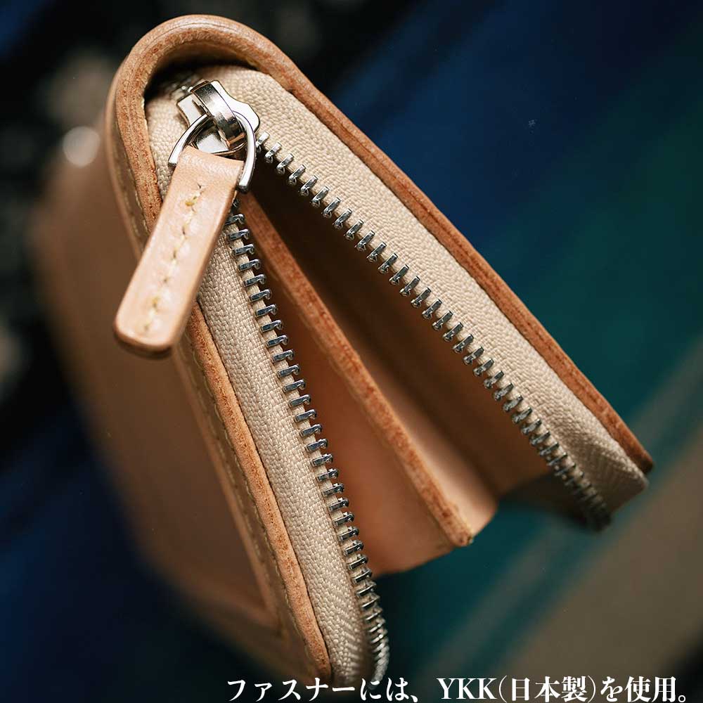 楽天市場】栃木レザー ヌメ革 サドルレザー ラウンドファスナー 長財布