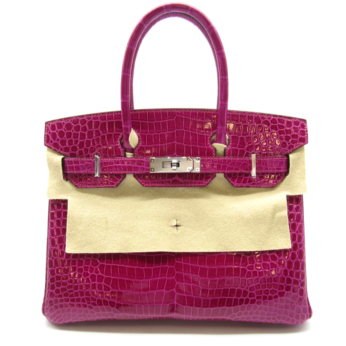 楽天市場】HERMES エルメス バーキン 30 クロコ ピンク Z刻印 新品 箱