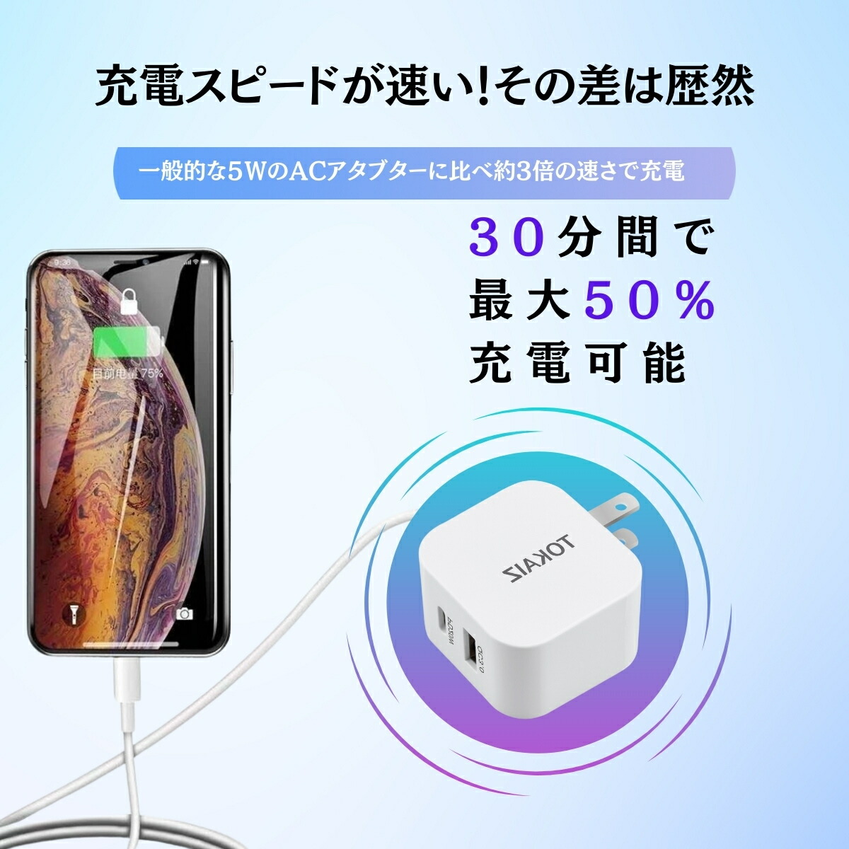 楽天市場】ポイント10倍! 楽天ランキング1位! TOKAIZ acアダプター