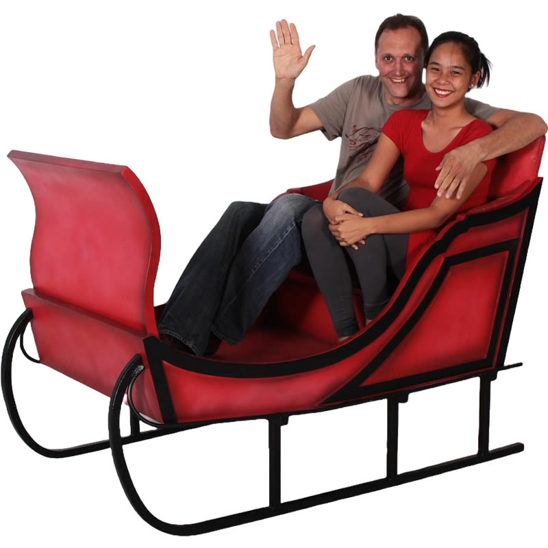 楽天市場】サンタクロースのソリ（ソリのみ）大きい オブジェ 置物