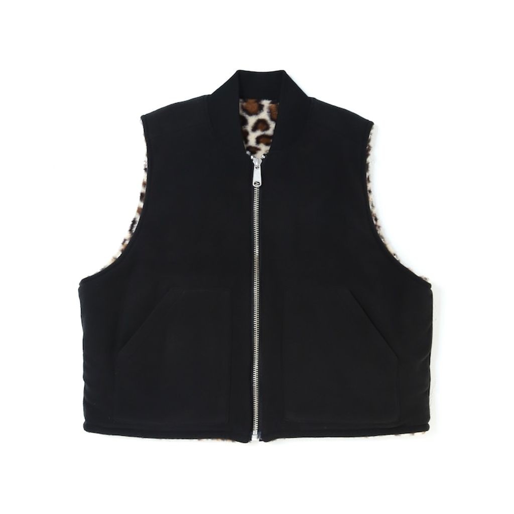 楽天市場】AMBERGLEAM Leopard Reversible Vest : maroon.webstore