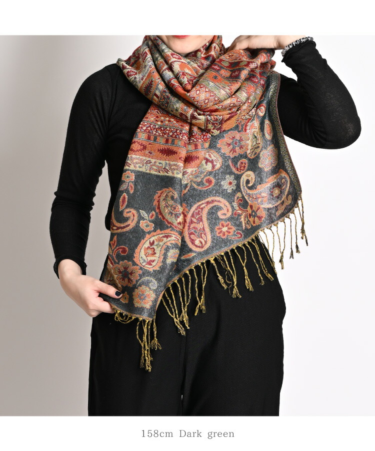 楽天市場】ストール 大判 春 夏 秋 冬 厚手 大判ストール マフラー