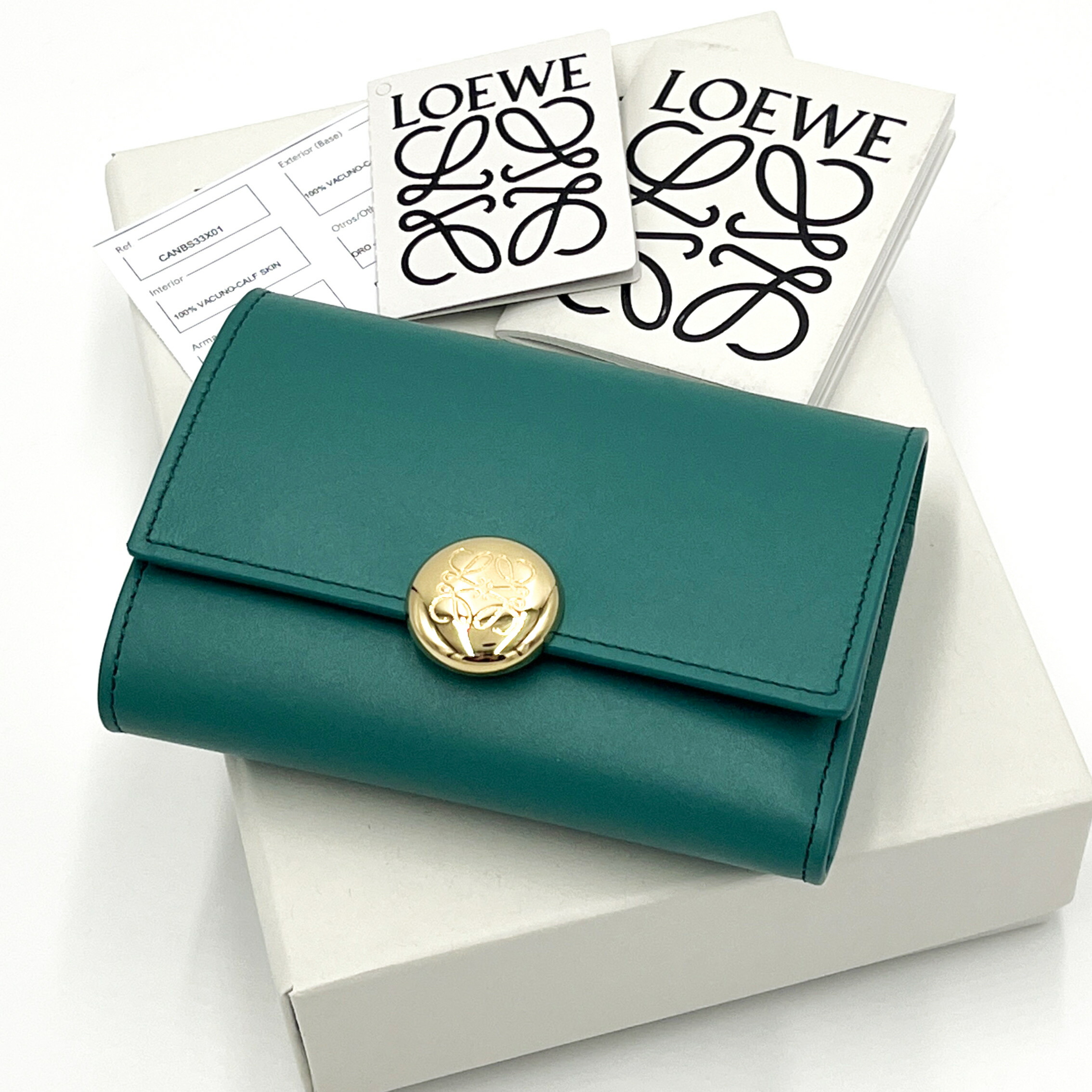 楽天市場】Loewe ロエベ ぺブル バーティカル ウォレット スモール