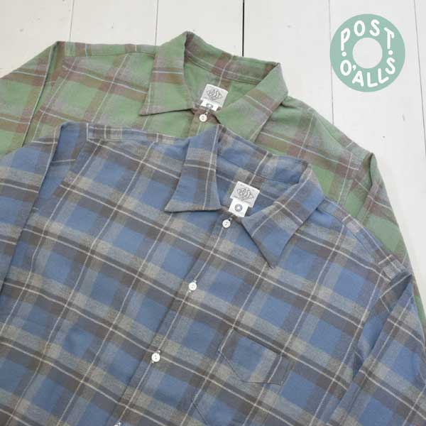 楽天市場】POST OVERALLS (ポストオーバーオールズ) NEUTRA 6 -flannel