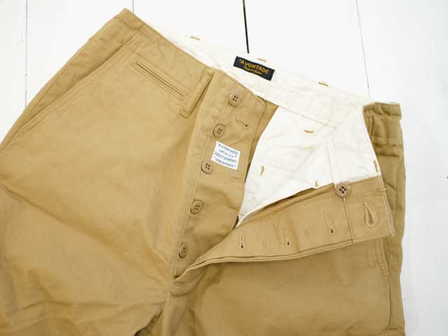 楽天市場】A VONTADE (アボンタージ) チノトラウザー ワイドフィット