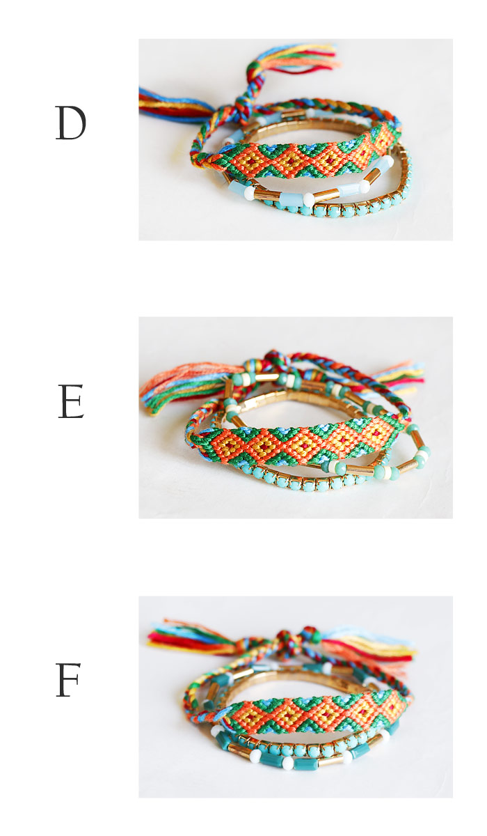 楽天市場】エスニック ミサンガ ビジュー ビーズ カラフル