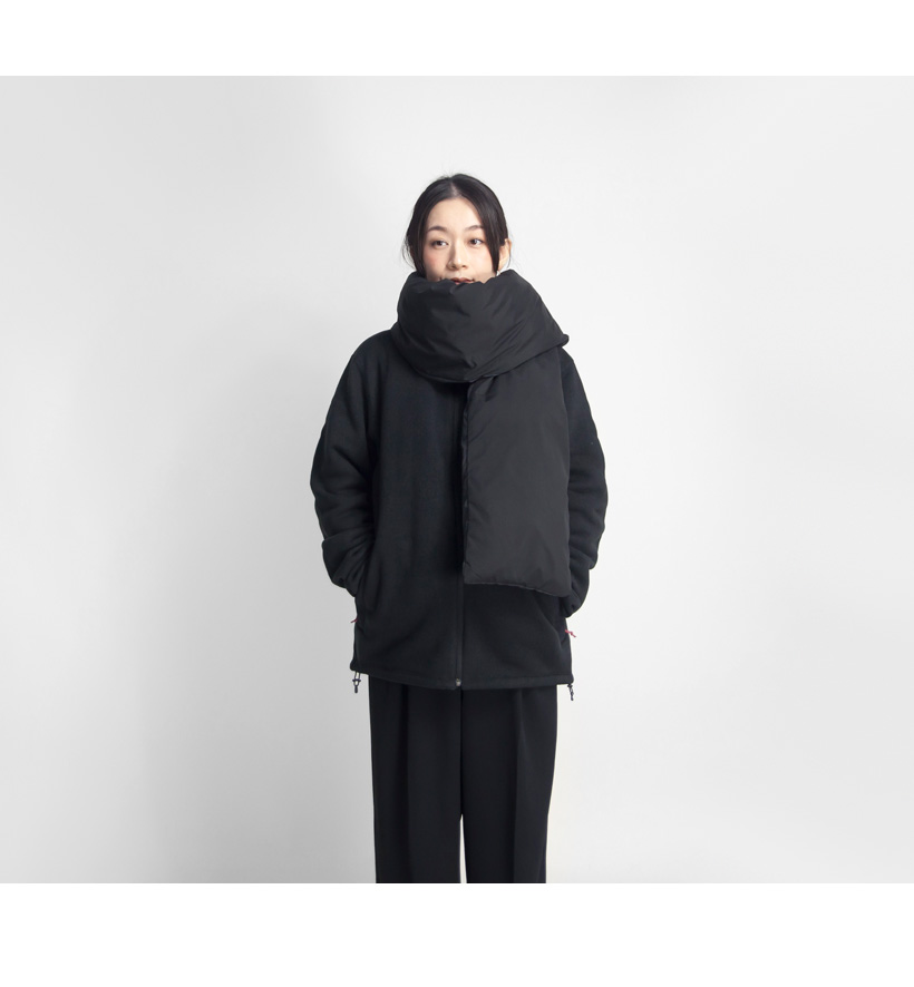 楽天市場】【セール価格】miffew ミフュー リバーシブルダウンマフラー