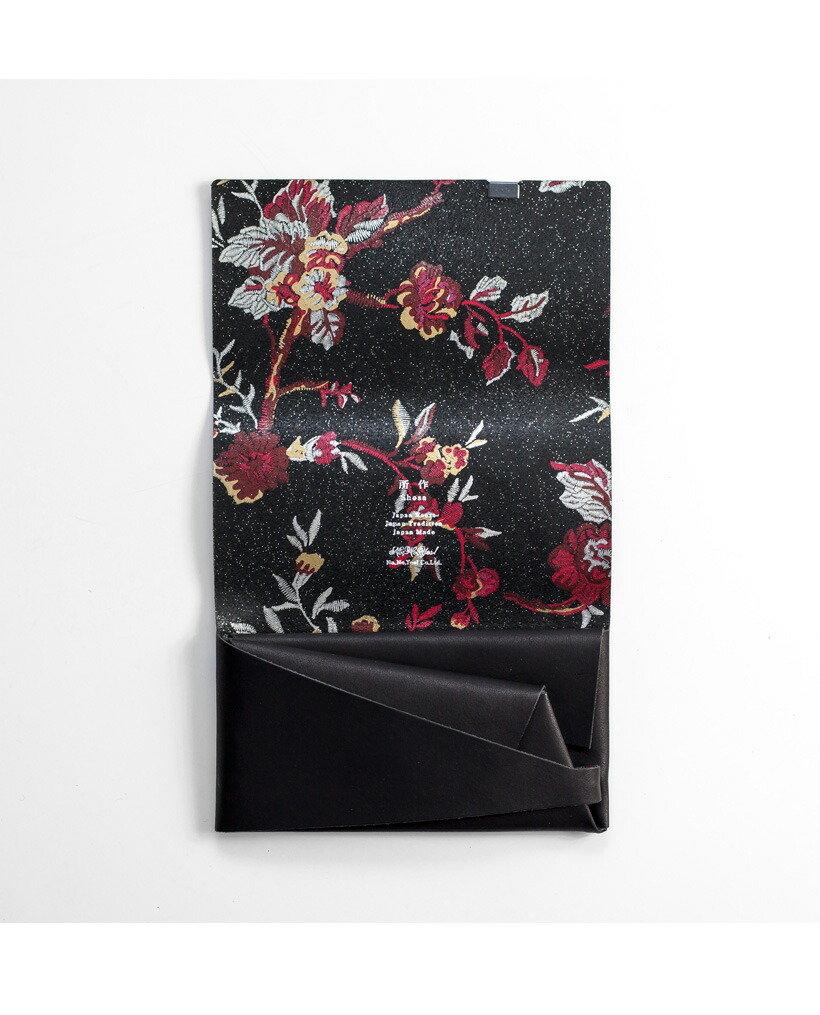 楽天市場】所作 shosa 長財布 ロングウォレット 刺繍模様 本革 レザー