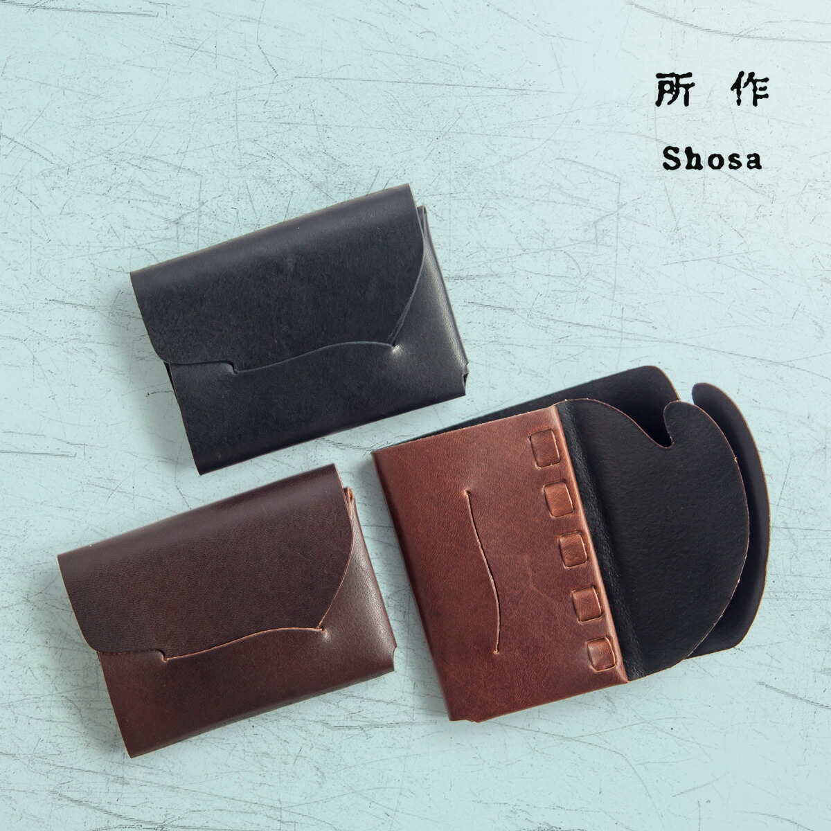 楽天市場】所作 shosa cp2.5 三つ折り財布 コンパクトウォレット 本革