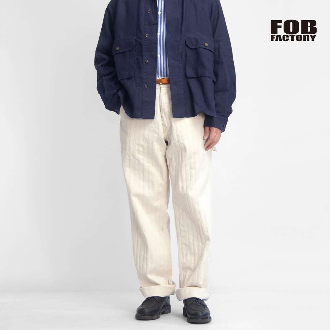 楽天市場】FOB FACTORY FOBファクトリー ヘリンボーンペインターパンツ