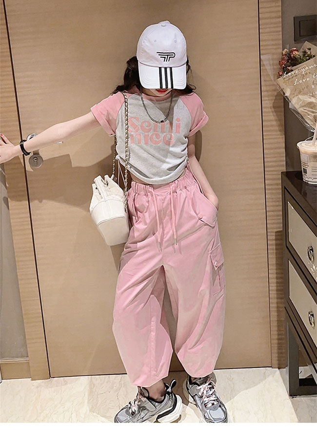 楽天市場】子供服 ボトムス パープル ピンク ロングパンツ ▽ 半袖 T