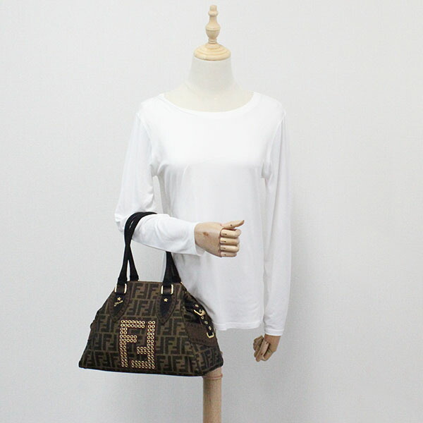 楽天市場】フェンディ FENDI エトニコ ズッカ柄 ハンドバッグ 8BN157