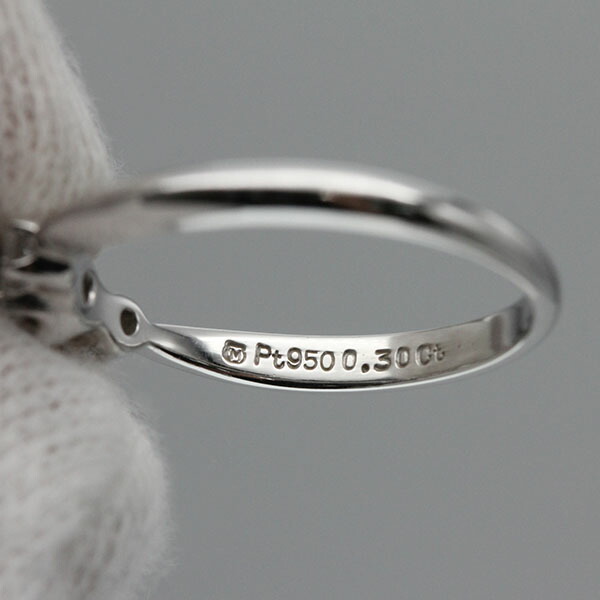 楽天市場】ミキモト MIKIMOTO プラチナ ダイヤモンド リング 7号 D0