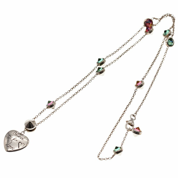 楽天市場】グッチ GUCCI ブラインドフォーラブ シルバー ネックレス