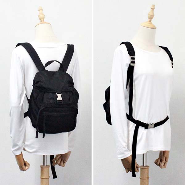 楽天市場】プラダ PRADA ナイロン ミニバックパック リュックサック